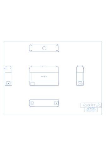 BLAZE Series: Front and Right, 96"W X 30" H (A-8-FR-30)