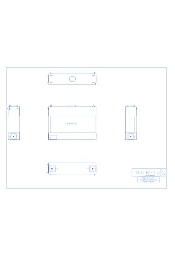 A-8-FR-36: Blaze Series 8' x 36" Front and Right View Gas Fireplace