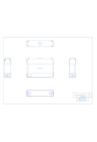 BLAZE Series: Front and Right, 96"W X 36" H (A-8-FR-36)