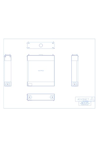 BLAZE Series: Front and Right, 96"W X 80" H (A-8-FR-80)