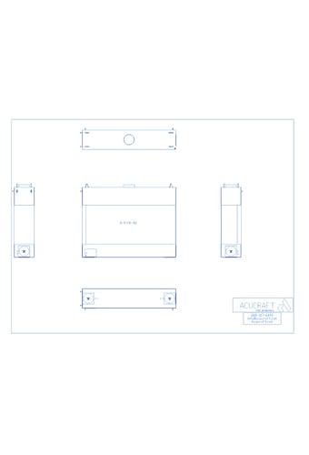 BLAZE Series: Front and Right, 108"W X 48" H (A-9-FR-48)