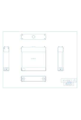 BLAZE Series: Front and Right, 108"W X 72" H (A-9-FR-72)