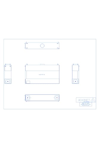 BLAZE Series: Front and Right, 120"W X 30" H (A-10-FR-30)