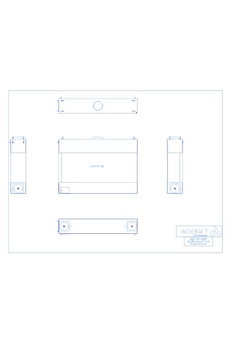 BLAZE Series: Front and Right, 120"W X 48" H (A-10-FR-48)