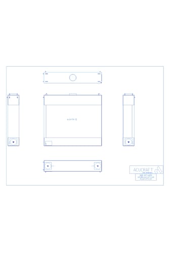 BLAZE Series: Front and Right, 120"W X 72" H (A-10-FR-72)