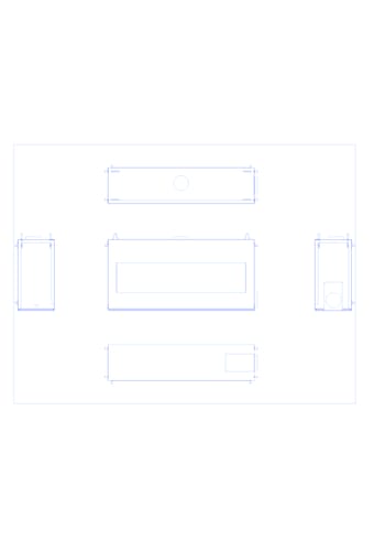 A-SS-7-SSO: Signature Series Linear 7' Single Sided Open Gas Fireplace System
