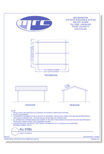 RCP Shelters: All Steel-Gable (AS-G2024-04)