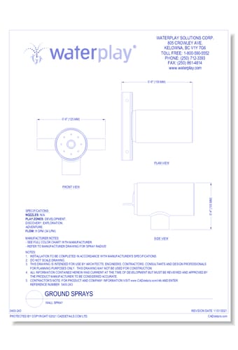 Ground Sprays: Wall Spray 