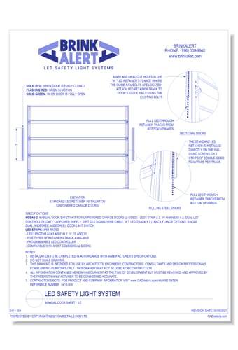 BrinkAlert: Manual Door Safety Kit