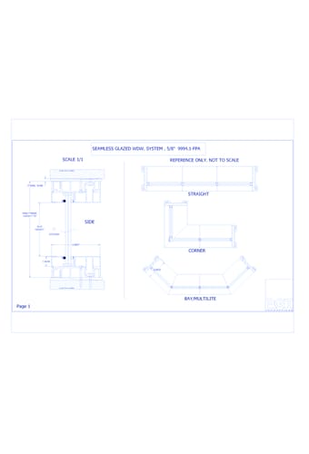 GW9994G Envista Seamless Glazed Aluminum Bay Window