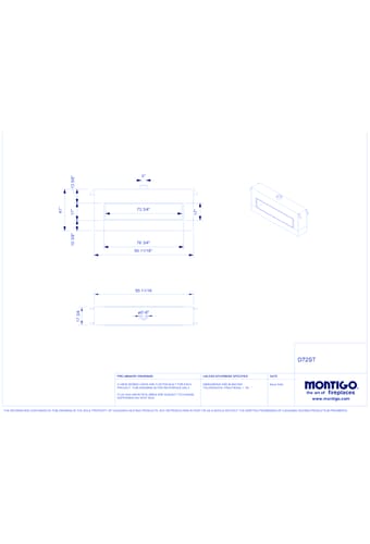 72" See Through - DISTINCTION Series (D7215ST) Luxury Residential Gas Fireplace 