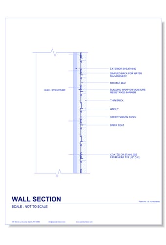Brick Lath-Sheet: 3 - Wall Section