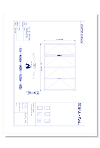 Bi-Fold Patio Door: 4 Panel (Model NF-2021-02-28-011)