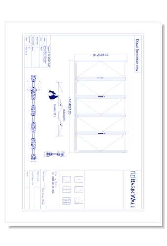 Bi-Fold Patio Door: 5 Panel (Model NF-2021-02-28-016)