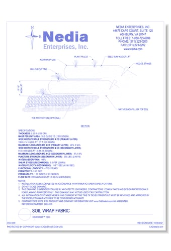Soil Wrap Fabric: KoirWrap™ 1200