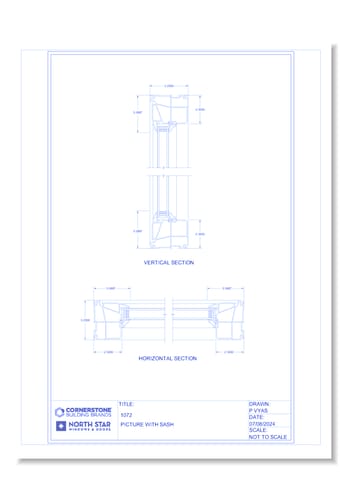 1000 Series - 1072 Fixed Casement Window