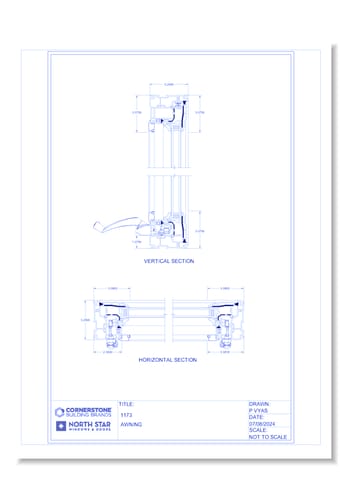 1000 Series - 1173 Awning Window