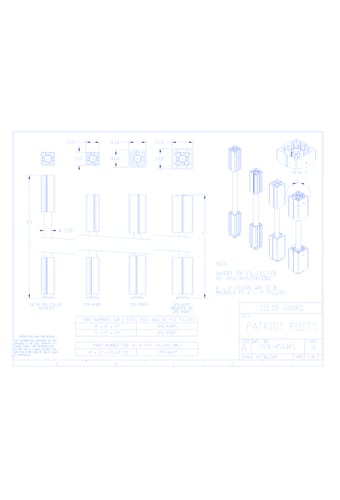 Color Guard Railing Systems: Patriot Posts
