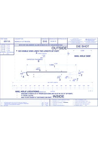 Composite Siding: Narrow 4 1/2" Lap Siding