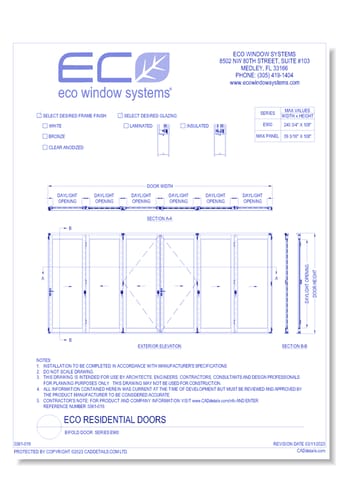 Bifold Door: Series E900