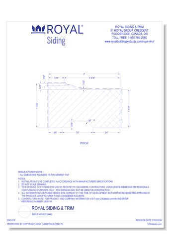 Brick Mould (2448)