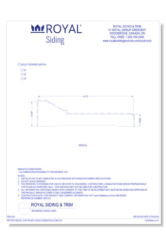 Backband Casing (2590)