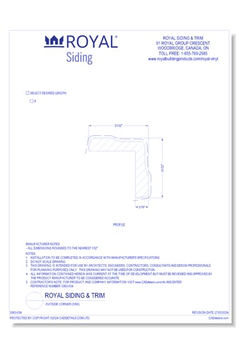 Outside Corner (5165)