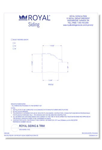 Back Band (7152)