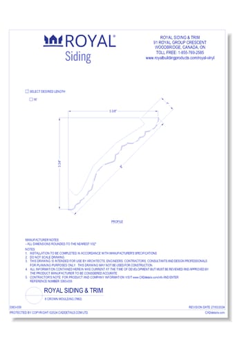 8 Crown Moulding (7662)