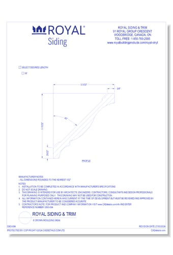 8 Crown Moulding (9824)