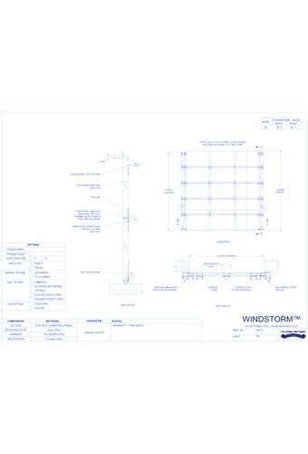 WindStorm™ 421 -  Sectional Steel Doors (Non-Insulated)