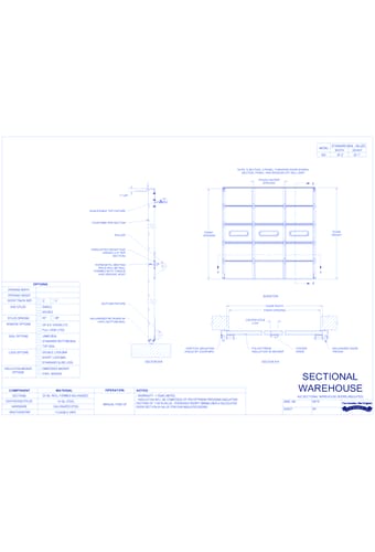 402 - Sectional Warehouse Steel Doors (Insulated)