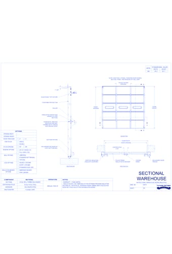 404 - Sectional Warehouse Steel Doors (Insulated)