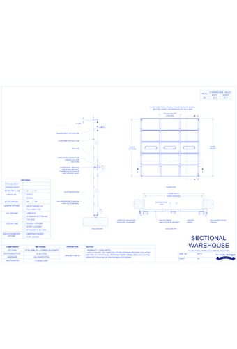 406 - Sectional Warehouse Steel Doors (Insulated)