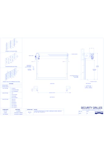 670, 671 EES - Security Grille Emergency Egress