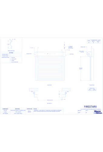 700 - Fire Rated Doors FireStar® (Face Mount)