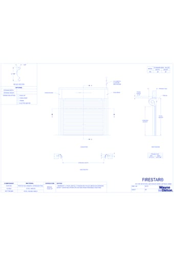700  - Fire Service Door FireStar® (Between Jambs)