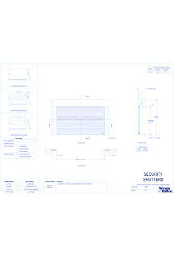 523 - Rolling Security Shutters (Between Jambs)