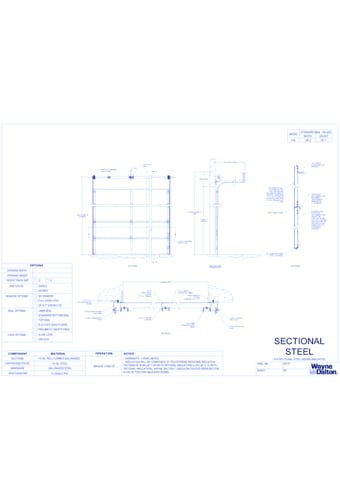 216 - Sectional Steel Doors (Insulated)