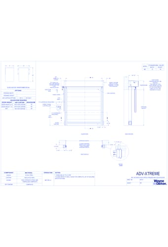 ADV-Xtreme 887 -  Interior High Speed Freezer and Cooler Door