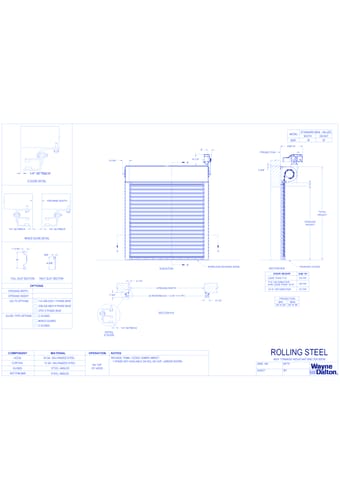 800F - Rolling Storm Shelter Doors