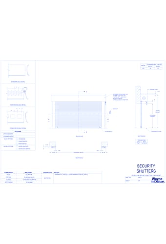 523 - Rolling Security Shutters (Face Mount)