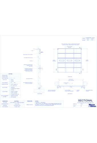 CX-2400 - Sectional Steel Doors (Insulated)