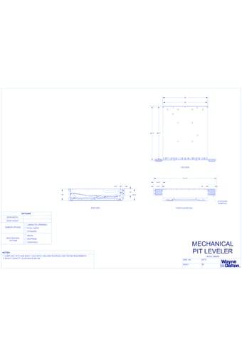 Mechanical Pit Leveler M68WD