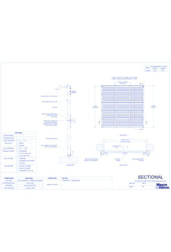 CX-2400 - Sectional Steel Doors (Non-Insulated)