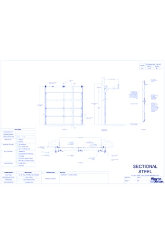216 - Sectional Steel Doors (Non-Insulated)