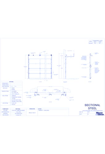 220 C-20 - Sectional Steel Doors (Non-Insulated)