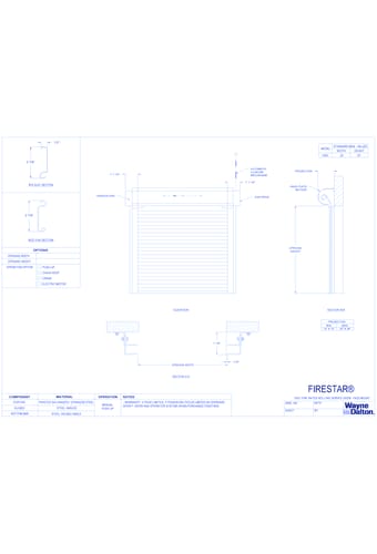 700C - Fire Rated Doors FireStar® (Face Mount)