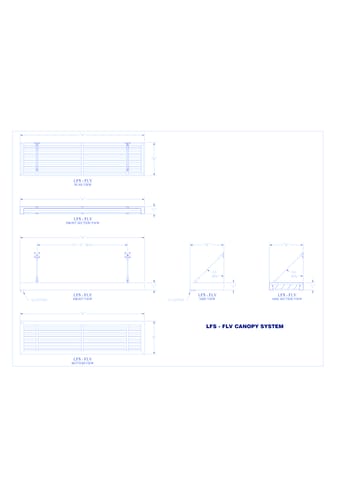 Louvered Metal Canopy System - LFS-FLV