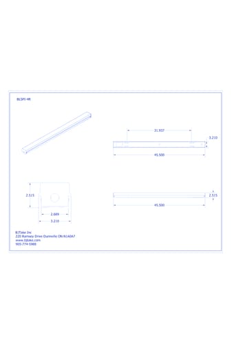 BLSPI: LED Linear Strip Fixture - 4 FT